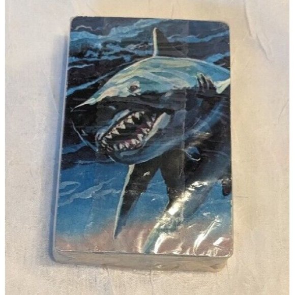 Full Deck Vtg Swap Playing Cards Shark Teeth New Sealed Ephemera Junk Journal - Picture 7 of 7